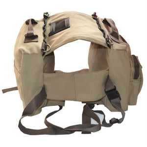 Hiking Camping Pet Saddle Bag Dog Backpack