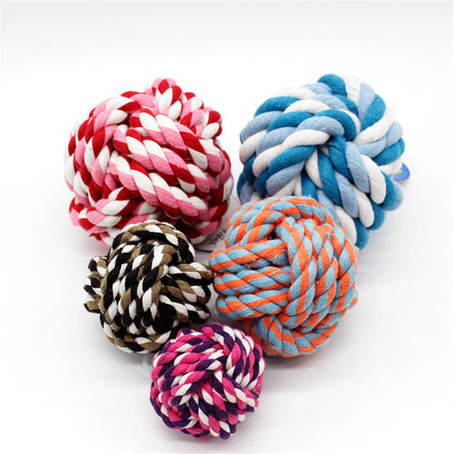 Rainbow Durable Cotton Rope Balls