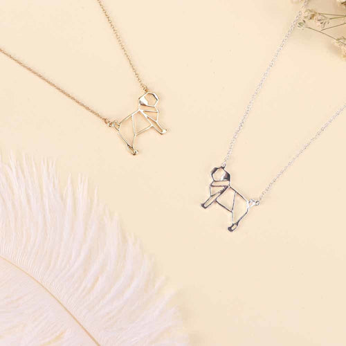 Lovely Zodiac Animal Dog Pendant Pug Necklace