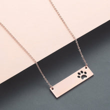 Load image into Gallery viewer, Dog Paw Necklace