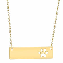 Load image into Gallery viewer, Dog Paw Necklace